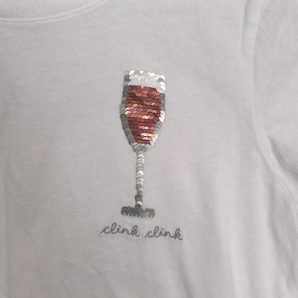 Abercrombie “Clink Clink” Sequin Tee - Picture 4 of 6